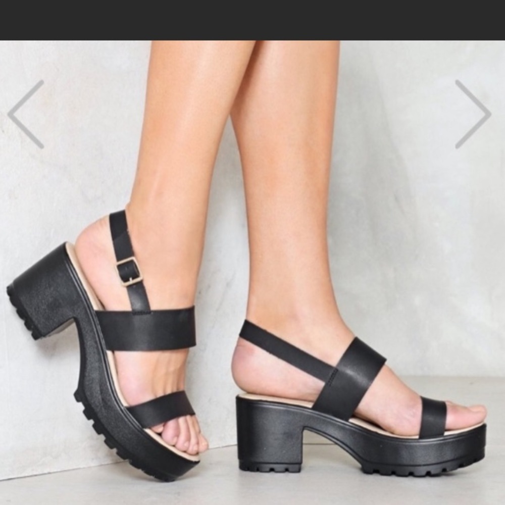 Black heels